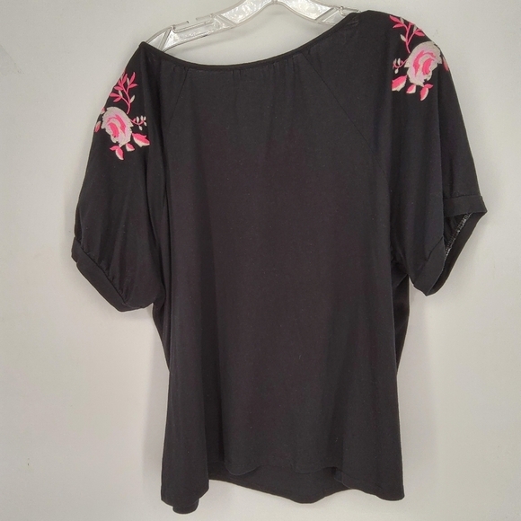 Inc international concepts 3x embroidered floral top - Picture 6 of 6